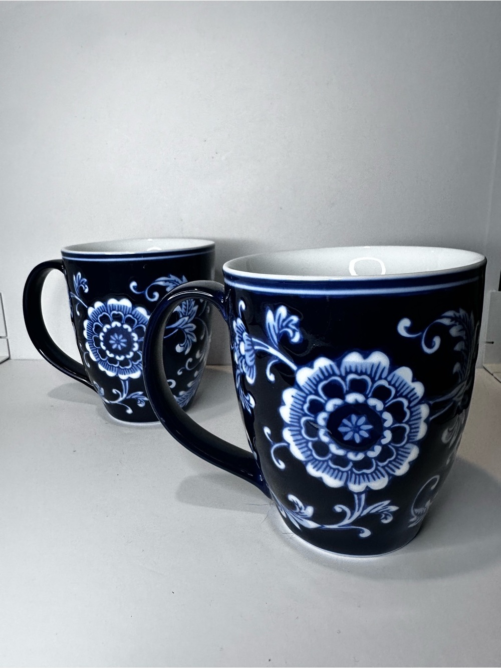 Mandarin mugs Pier 1 Imports Set of 2, excellent condition coffee tea